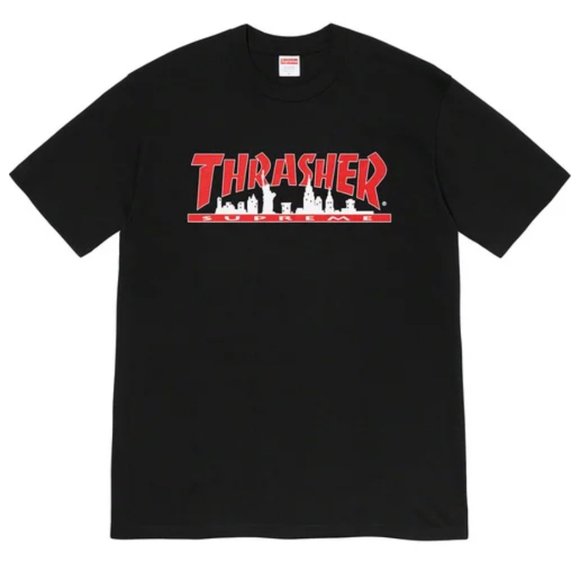 SUPREME x THRASHER Skyline Tee FW21 - Picture 4 of 8